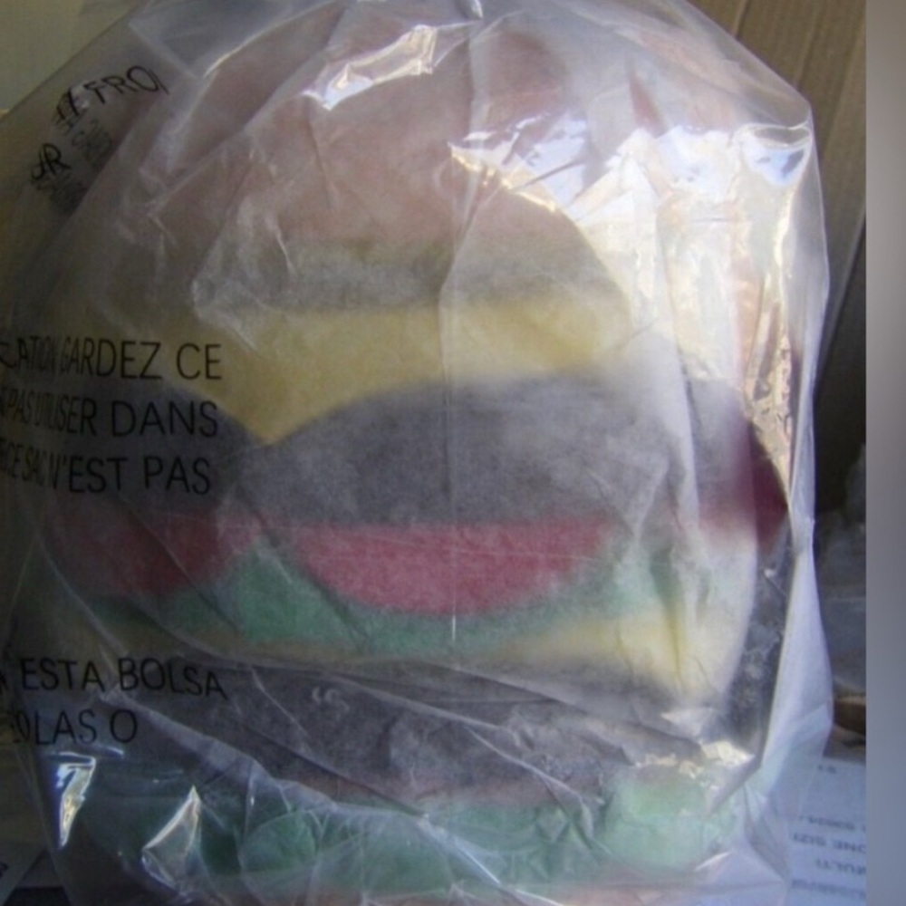 NIP 2025 Betsey Johnson Kitsch Nice Buns Crossbody Bag Double Cheeseburger 🍔 - Picture 8 of 8